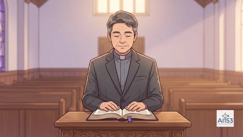 마무리 기도 장면