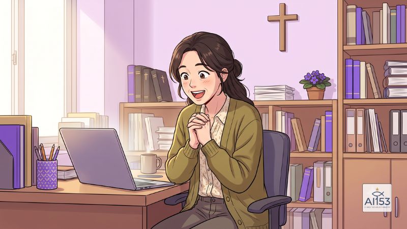 굿스택 비영리 혜택을 확인하고 놀라는 교회 행정 담당자