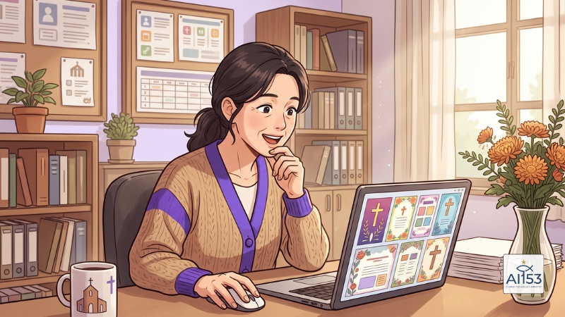 집사님 캔바 사용