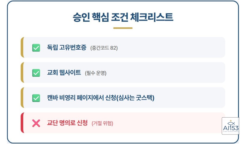 승인 조건 체크