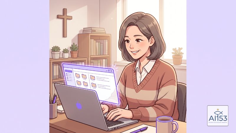 정리된 드라이브 보며 만족